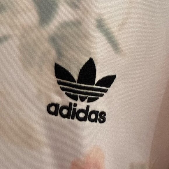 Floral Adidas Trefoil Zip Jacket - Picture 7 of 14
